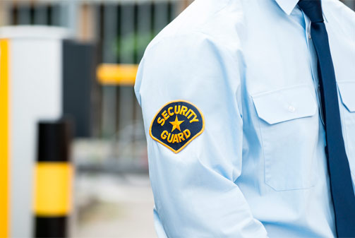 What is the hourly rate for a security guard?
